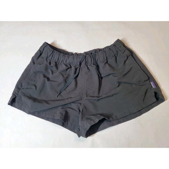 Patagonia Shorts Womens Small Black Barely Baggies Mini‎ Hiking Workout Sty57043 - Picture 10 of 10